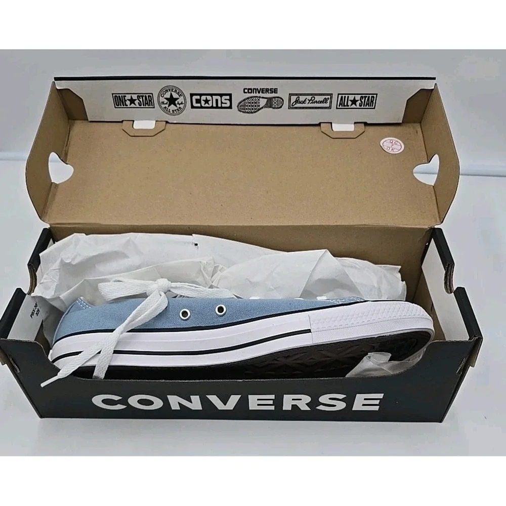 NIB Converse Chuck Taylor‎ All Star OX Sneaker, 162116F Washed Denim